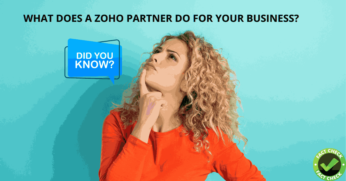What Does Zoho Partner Do for your business