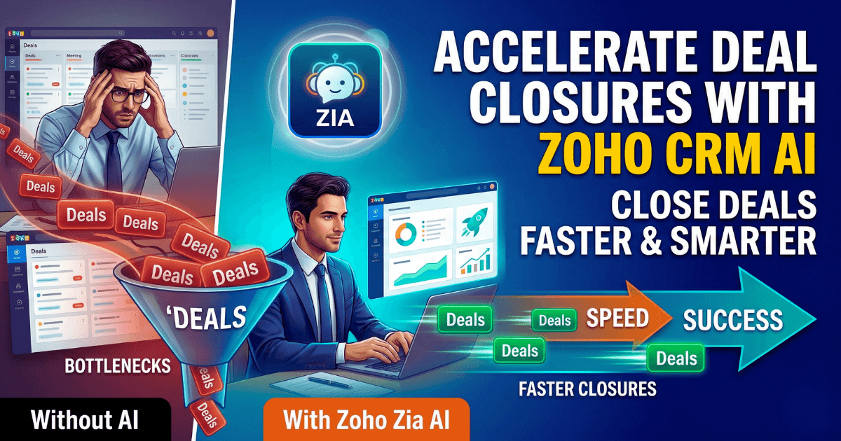How to close deals faster in Zoho CRM using AI