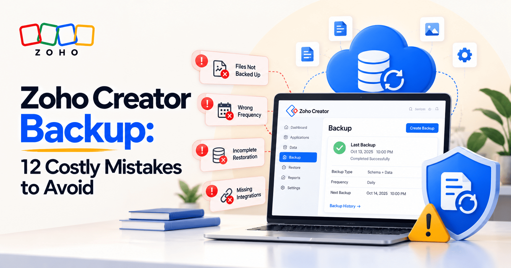 Zoho Creator Backup Mistakes To Avoid