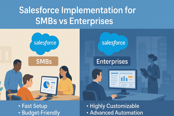 Salesforce Implementation for SMBs vs Enterprises