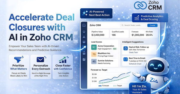 How to use AI in Zoho CRM to close deals faster