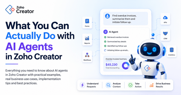 AI Agents in Zoho Creator Ultimate Guide