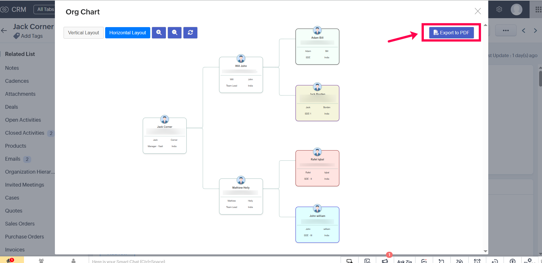 Export Your Org Chart as PDF