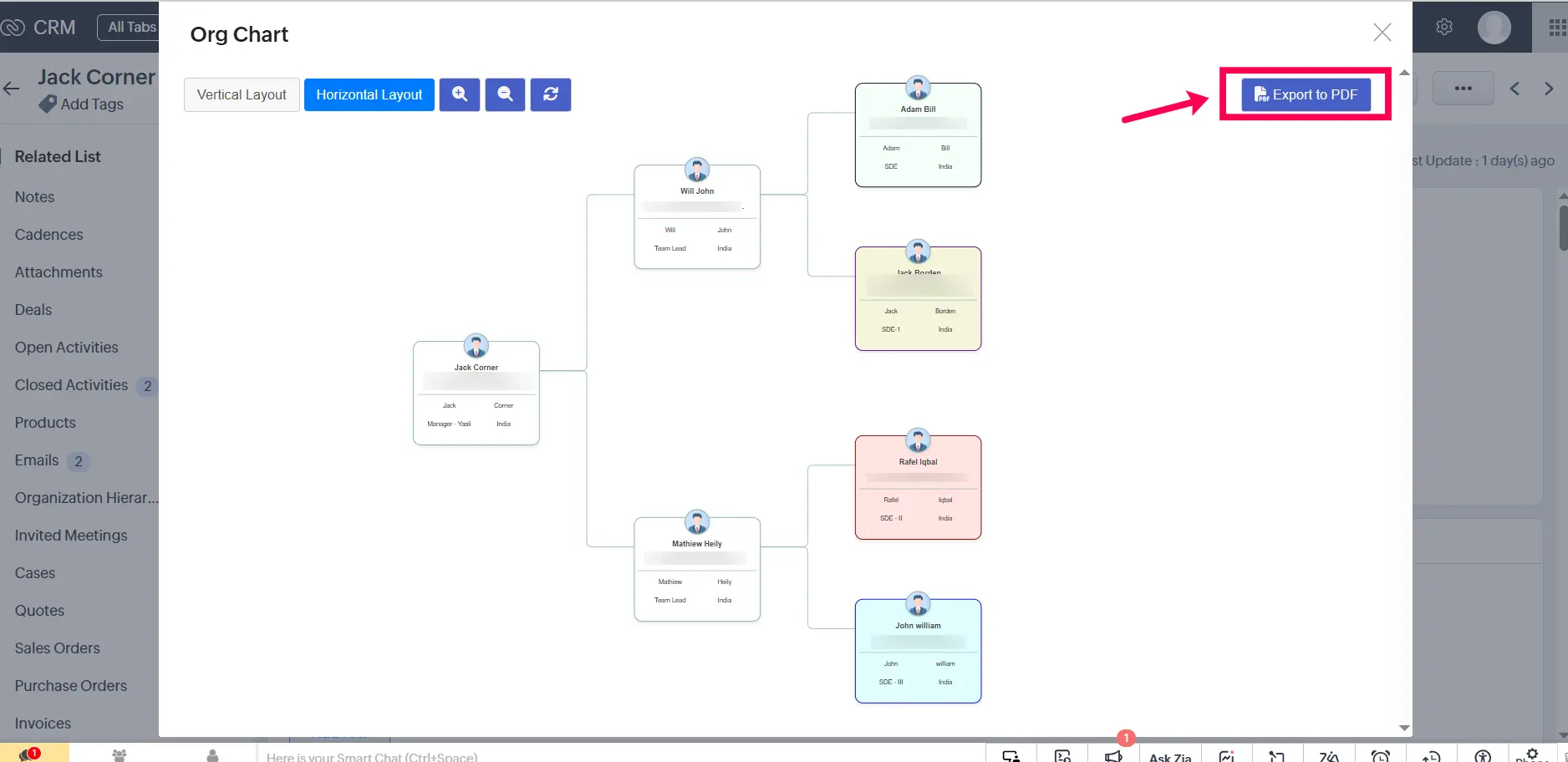 Export Your Org Chart as PDF