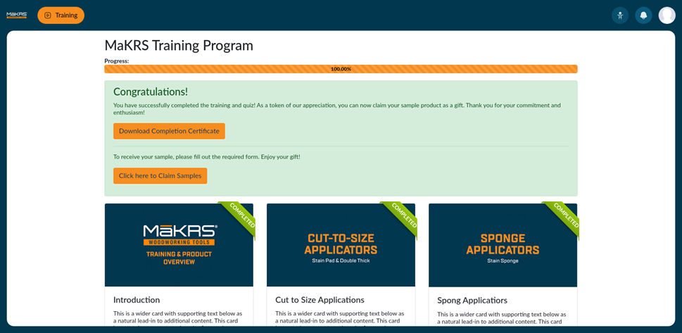 Course Completion Tracker in LMS on Zoho Creator