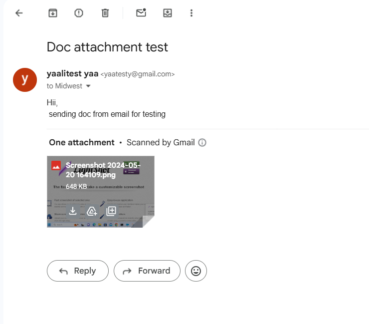 Fetch document from email attachments and stored in salesforce