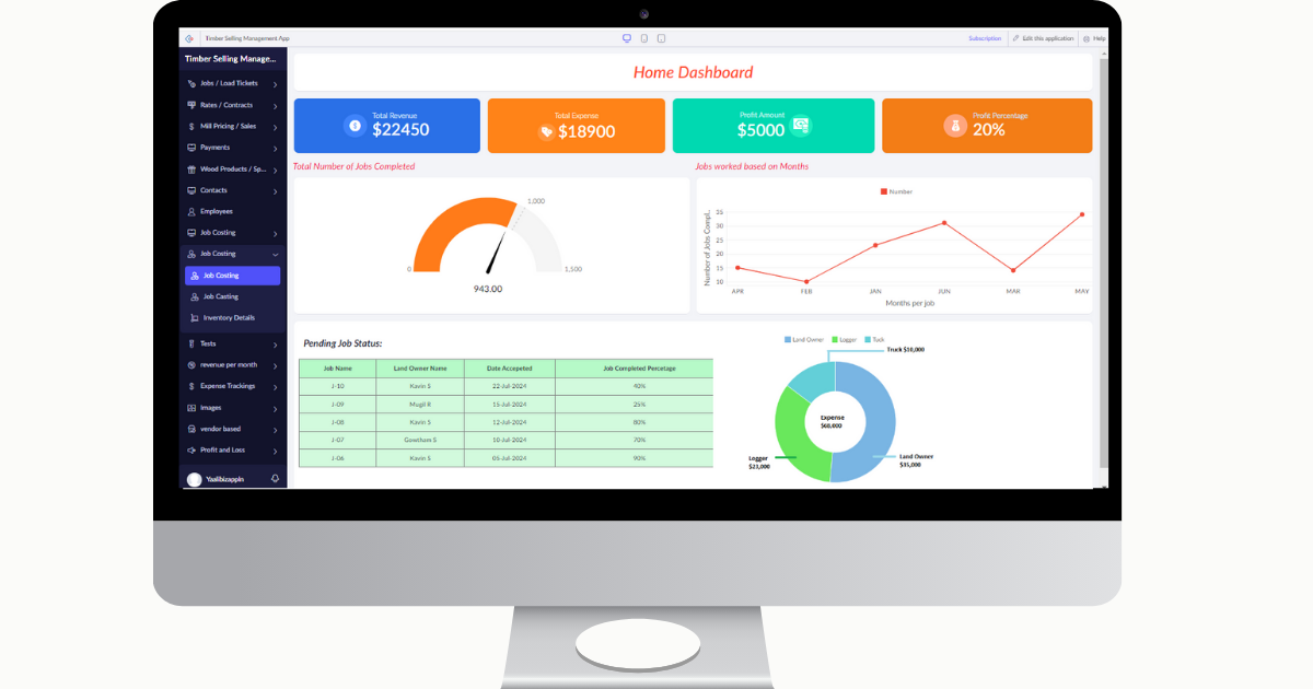 Timber Selling Management App Zoho Creator