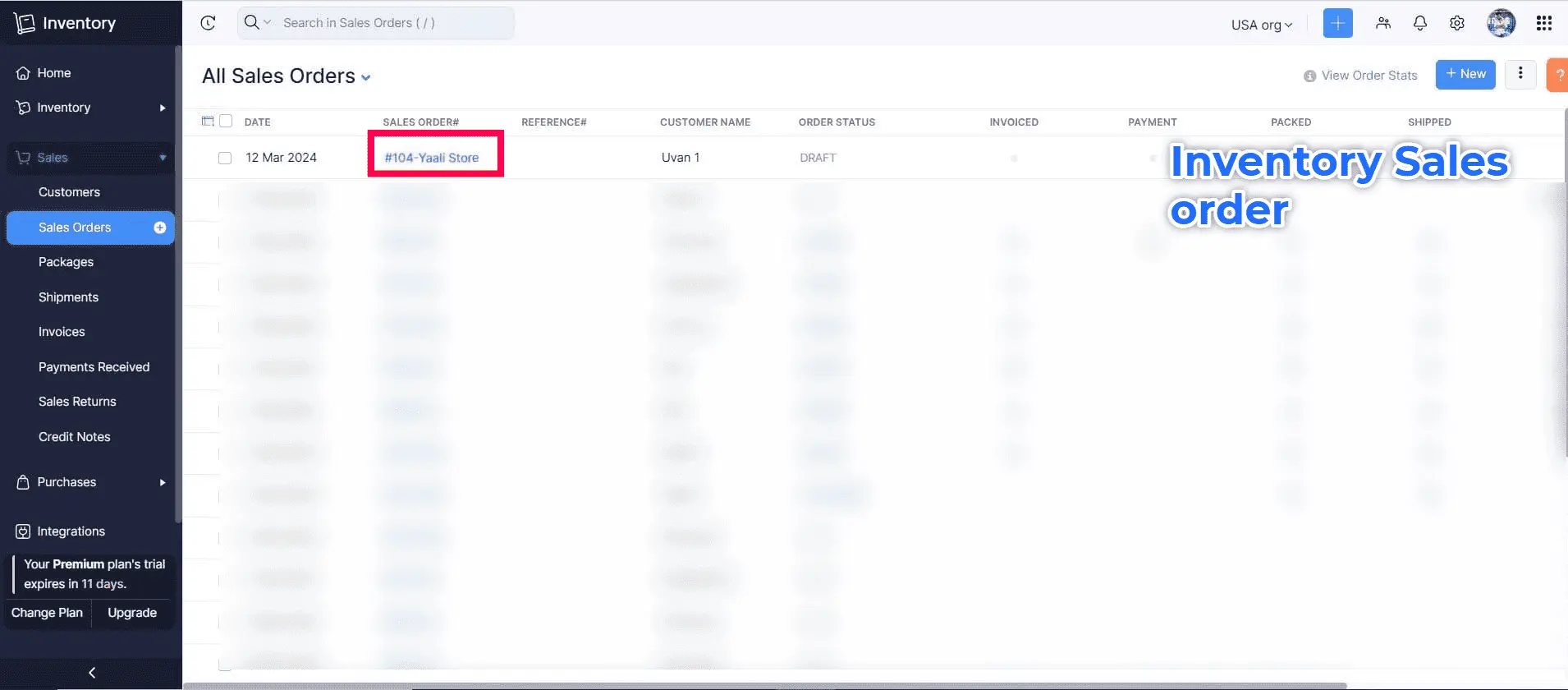 Woocommerce for Zoho Inventory salesorder Image
