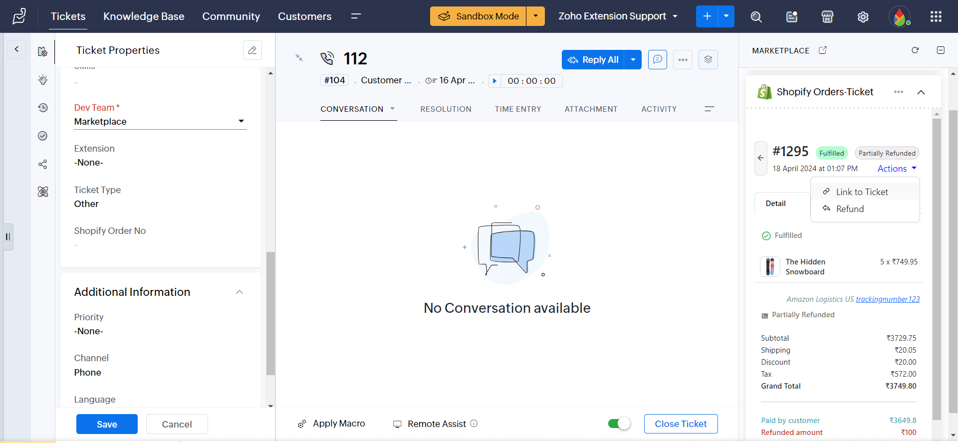 Faster Resolution with Pinned Orders Zoho Desk
