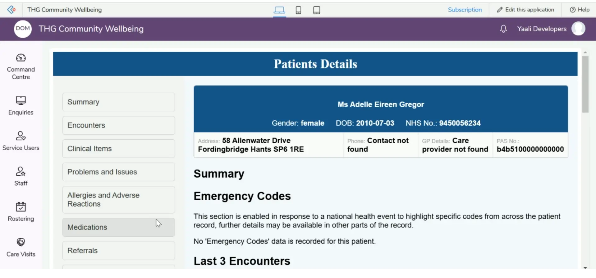 Accessing Patient data from Azure viewed in Zoho Creator widget