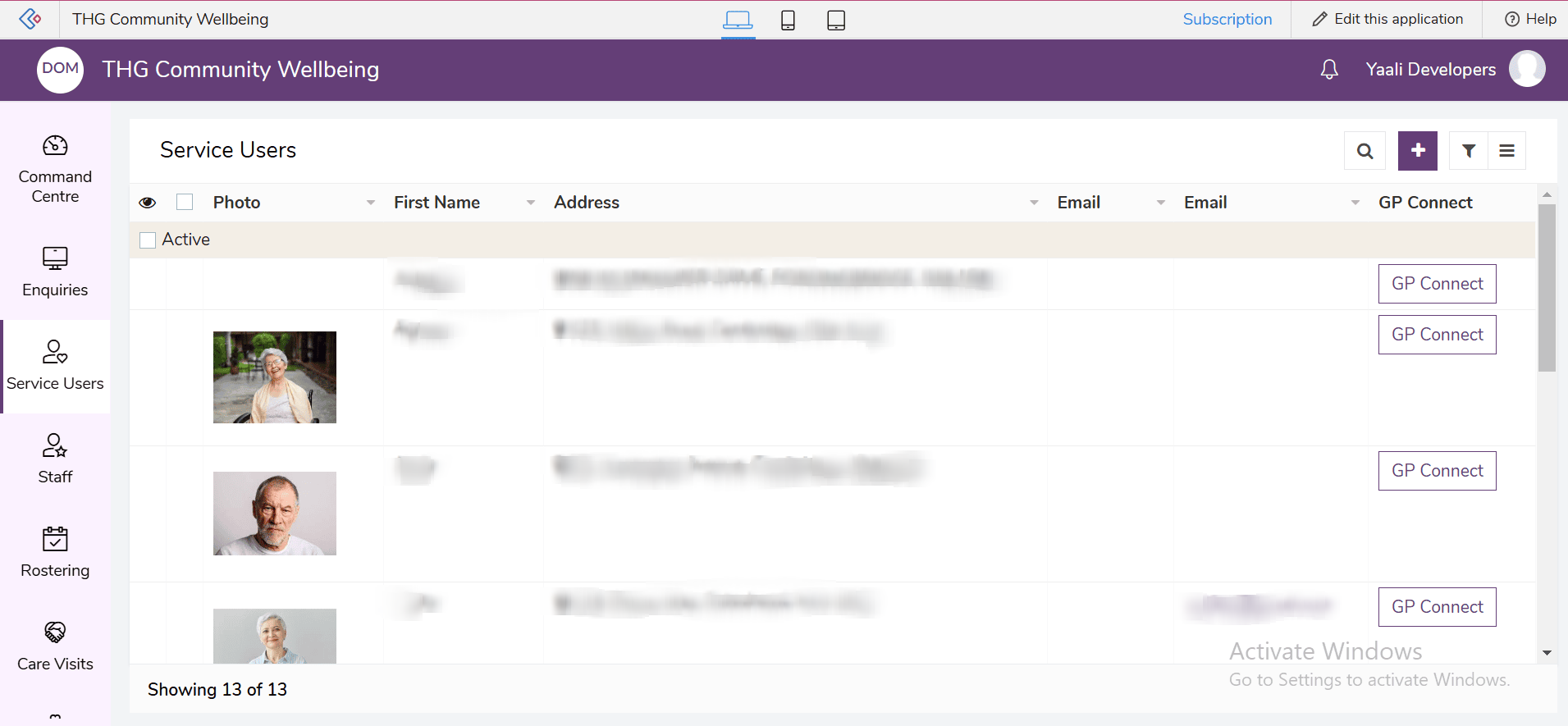 Service user Report in Zoho Creator App