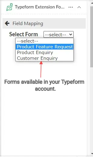 select-form-from-typeform