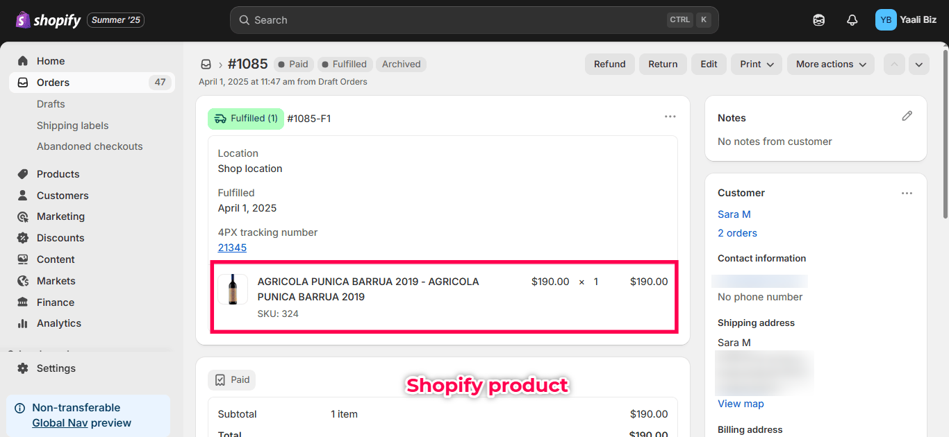 Shopify Extensions Shopify Extension Lite for Zoho Books